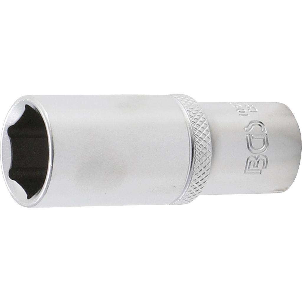 Steckschlüssel-Einsatz Sechskant, tief | Antrieb Innenvierkant 10 mm (3/8&quot;) | SW 17 mm