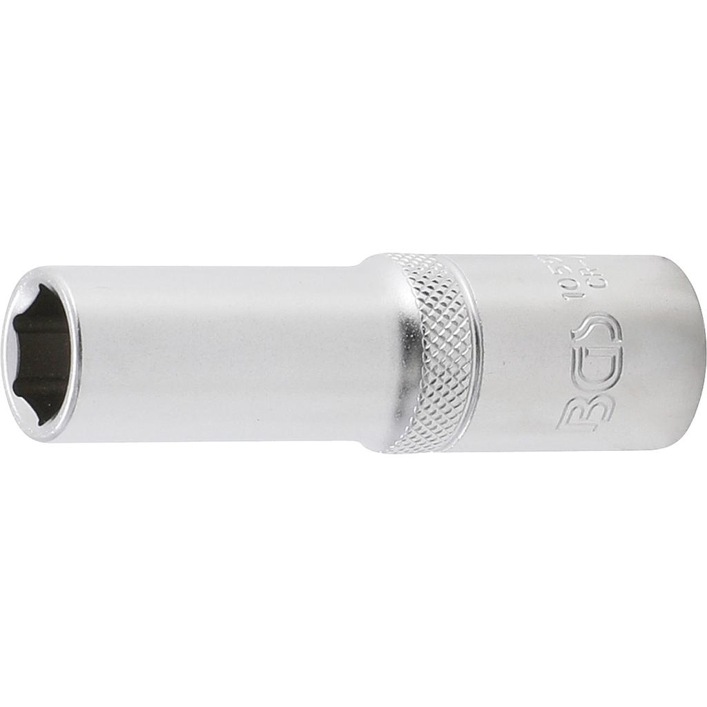 Steckschlüssel-Einsatz Sechskant, tief | Antrieb Innenvierkant 12,5 mm (1/2&quot;) | SW 13 mm
