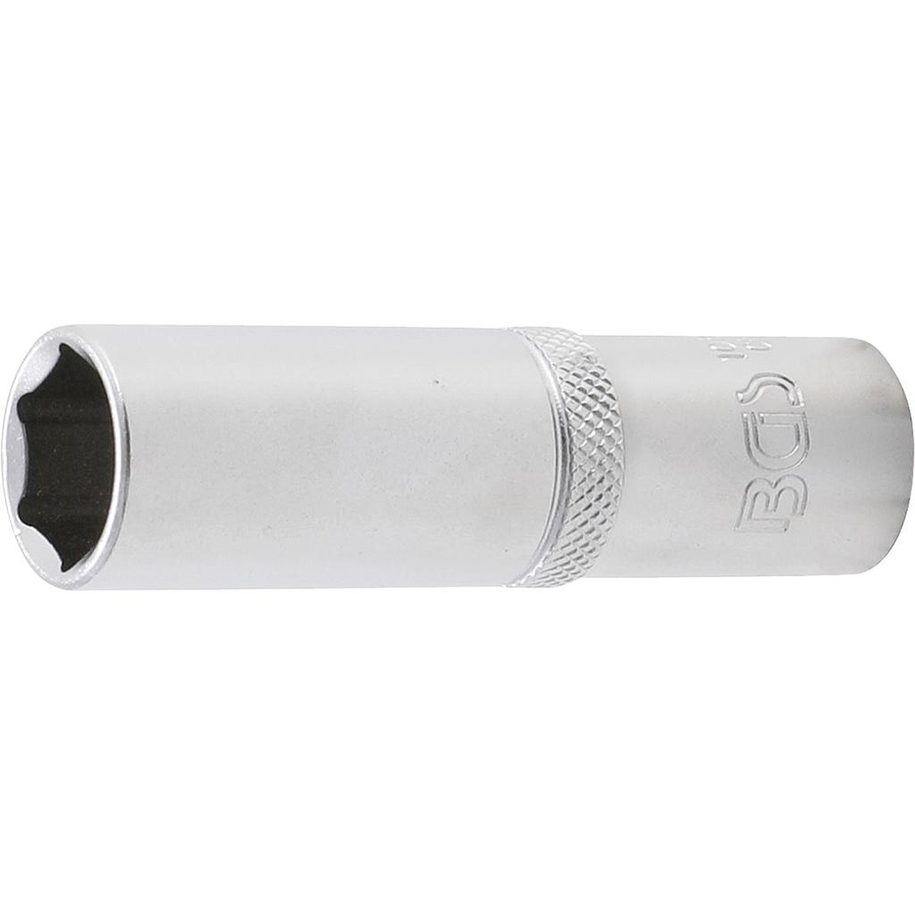 Steckschlüssel-Einsatz Sechskant, tief | Antrieb Innenvierkant 12,5 mm (1/2&quot;) | SW 16 mm
