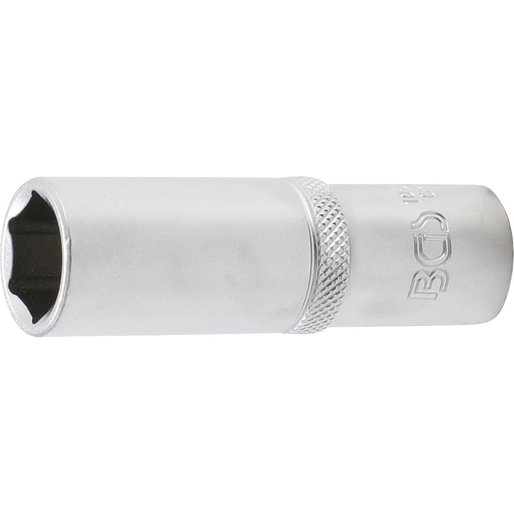 Steckschlüssel-Einsatz Sechskant, tief | Antrieb Innenvierkant 12,5 mm (1/2&quot;) | SW 17 mm