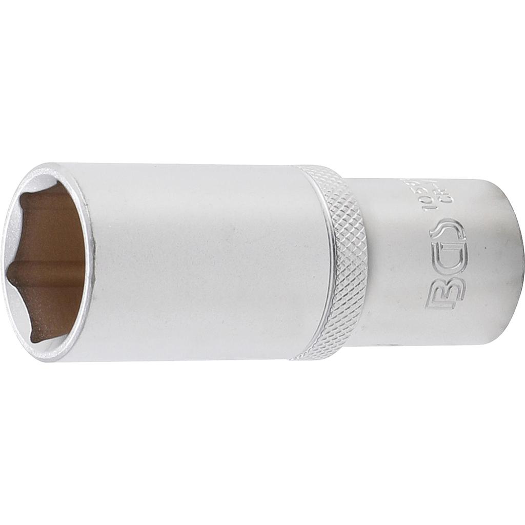 Steckschlüssel-Einsatz Sechskant, tief | Antrieb Innenvierkant 12,5 mm (1/2&quot;) | SW 22 mm