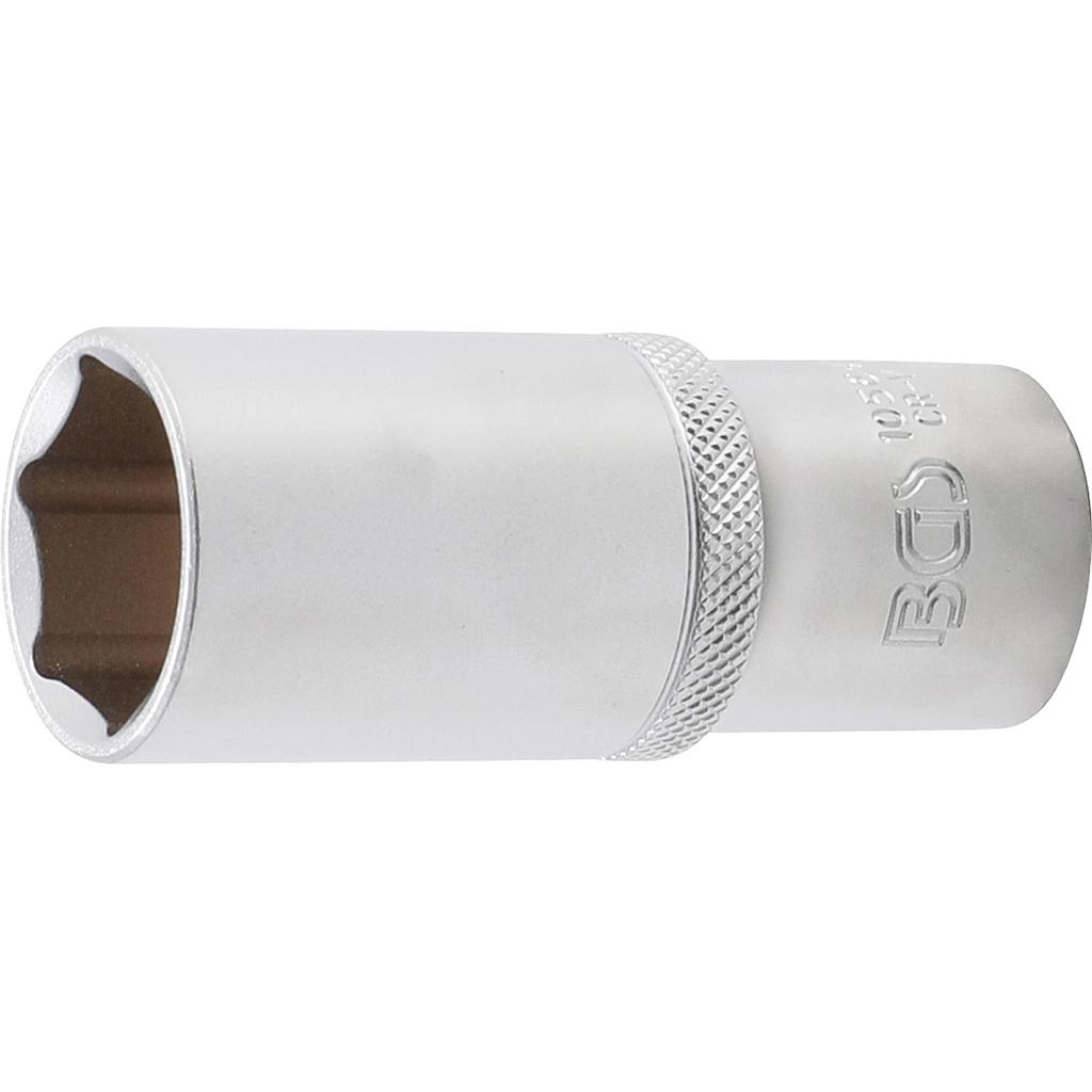 Steckschlüssel-Einsatz Sechskant, tief | Antrieb Innenvierkant 12,5 mm (1/2&quot;) | SW 24 mm