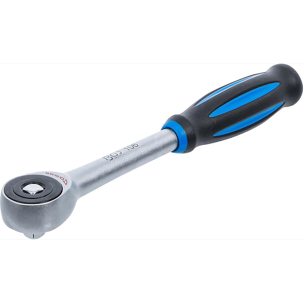 Umschaltknarre mit Drehgriff | Abtrieb Außenvierkant 10 mm (3/8&quot;)