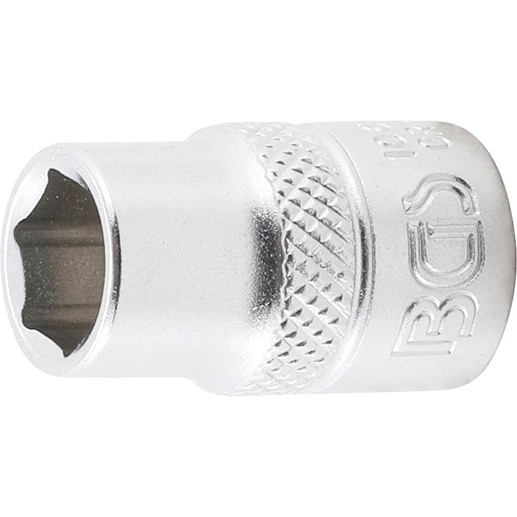 Steckschlüssel-Einsatz Sechskant | Antrieb Innenvierkant 10 mm (3/8&quot;) | SW 10 mm