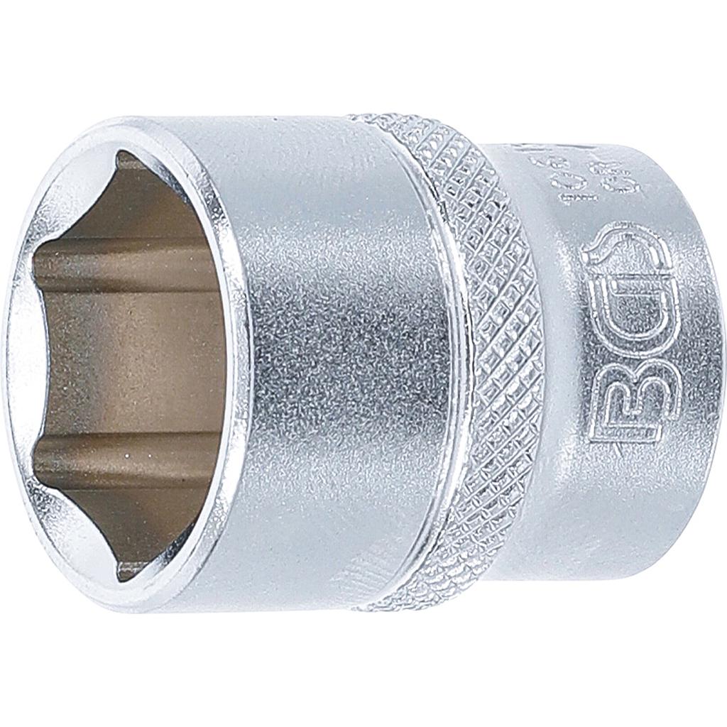 Steckschlüssel-Einsatz Sechskant | Antrieb Innenvierkant 10 mm (3/8&quot;) | SW 19 mm