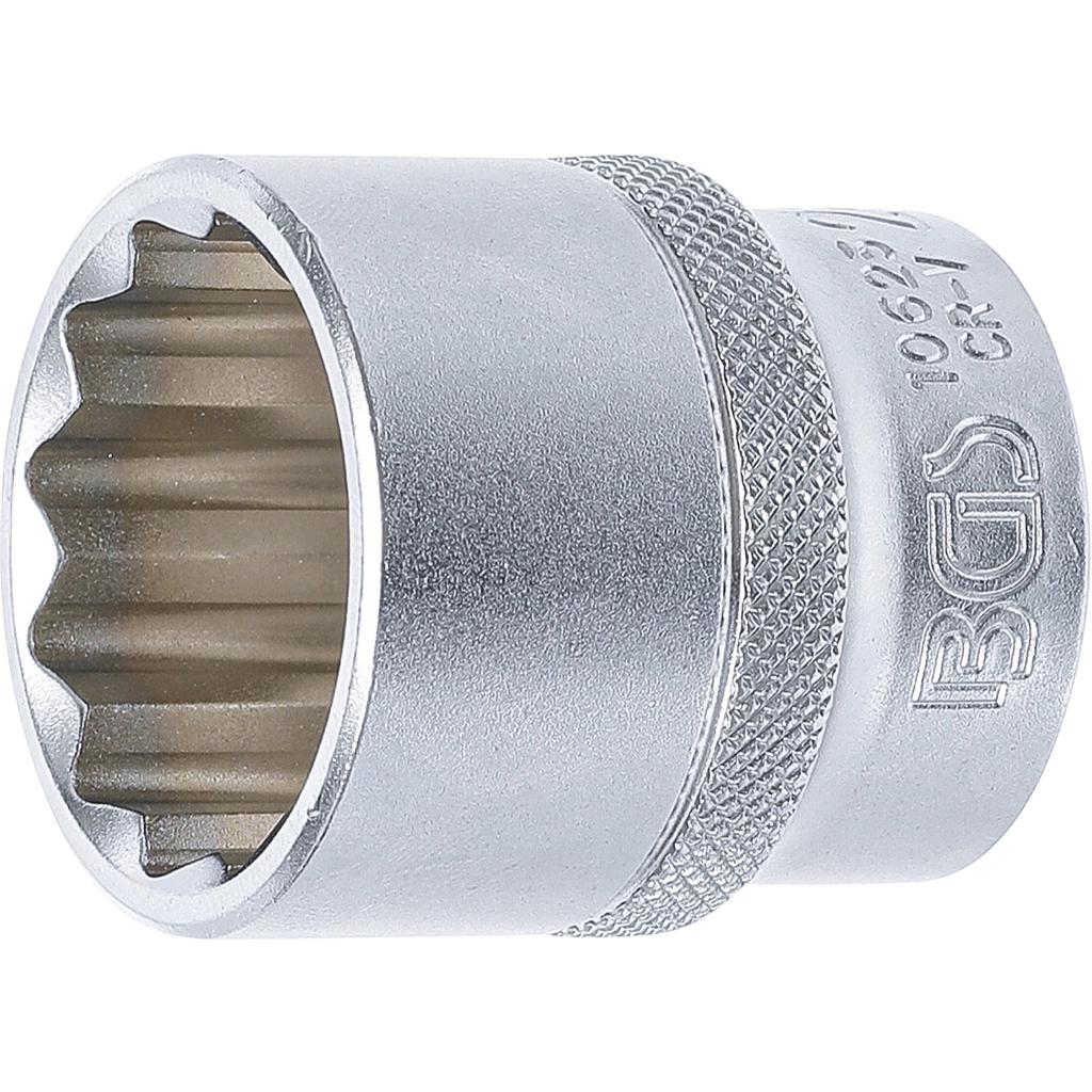 Steckschlüssel-Einsatz Zwölfkant | Antrieb Innenvierkant 12,5 mm (1/2&quot;) | SW 28 mm