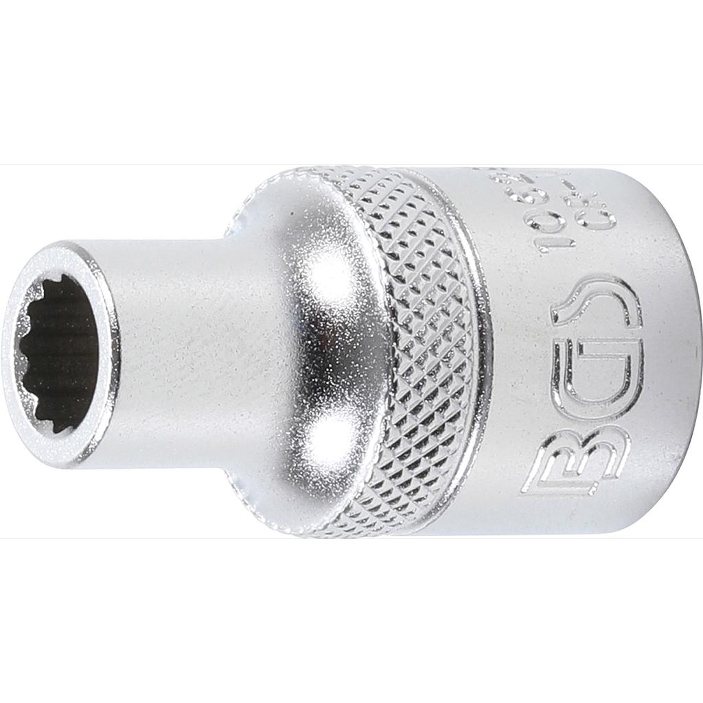 Steckschlüssel-Einsatz Zwölfkant | Antrieb Innenvierkant 12,5 mm (1/2&quot;) | SW 8 mm