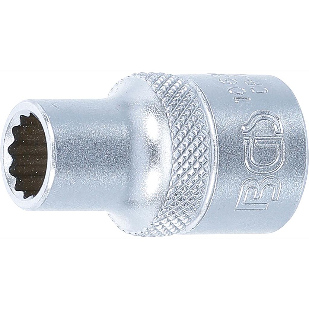 Steckschlüssel-Einsatz Zwölfkant | Antrieb Innenvierkant 12,5 mm (1/2&quot;) | SW 10 mm