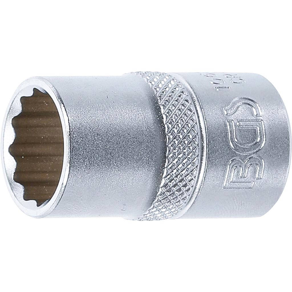 Steckschlüssel-Einsatz Zwölfkant | Antrieb Innenvierkant 12,5 mm (1/2&quot;) | SW 15 mm