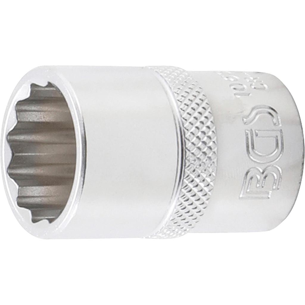 Steckschlüssel-Einsatz Zwölfkant | Antrieb Innenvierkant 12,5 mm (1/2&quot;) | SW 18 mm