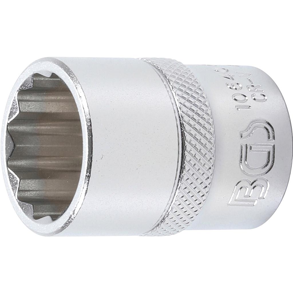 Steckschlüssel-Einsatz Zwölfkant | Antrieb Innenvierkant 12,5 mm (1/2&quot;) | SW 20 mm
