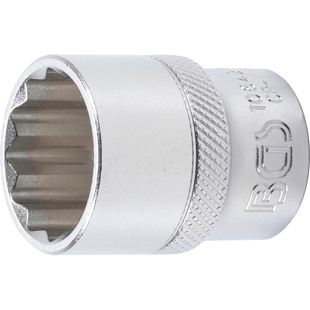 Steckschlüssel-Einsatz Zwölfkant | Antrieb Innenvierkant 12,5 mm (1/2&quot;) | SW 22 mm