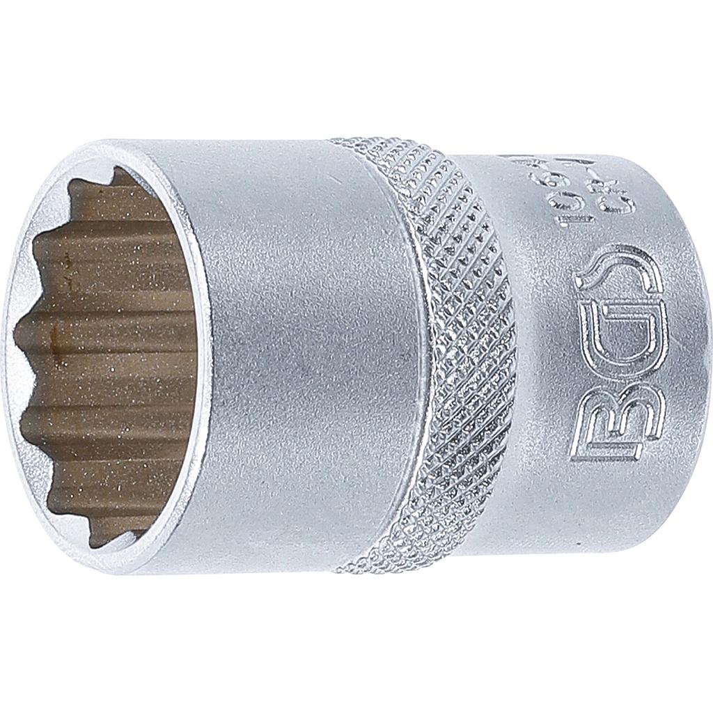 Steckschlüssel-Einsatz Zwölfkant | Antrieb Innenvierkant 12,5 mm (1/2&quot;) | SW 21 mm