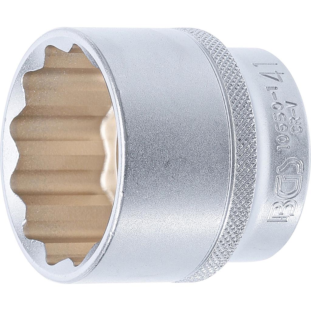 Steckschlüssel-Einsatz Zwölfkant | Antrieb Innenvierkant 12,5 mm (1/2&quot;) | SW 41 mm