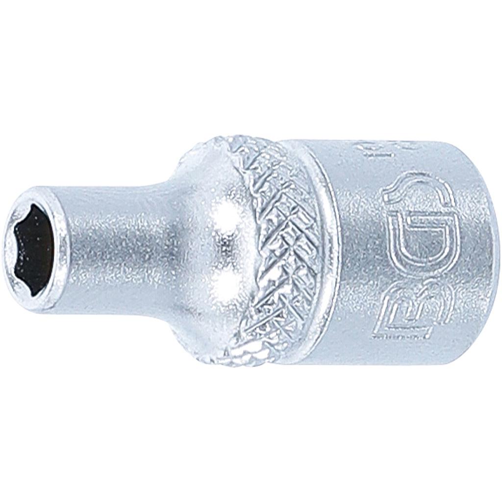 Steckschlüssel-Einsatz Sechskant | Antrieb Innenvierkant 6,3 mm (1/4&quot;) | SW 5/32&quot;