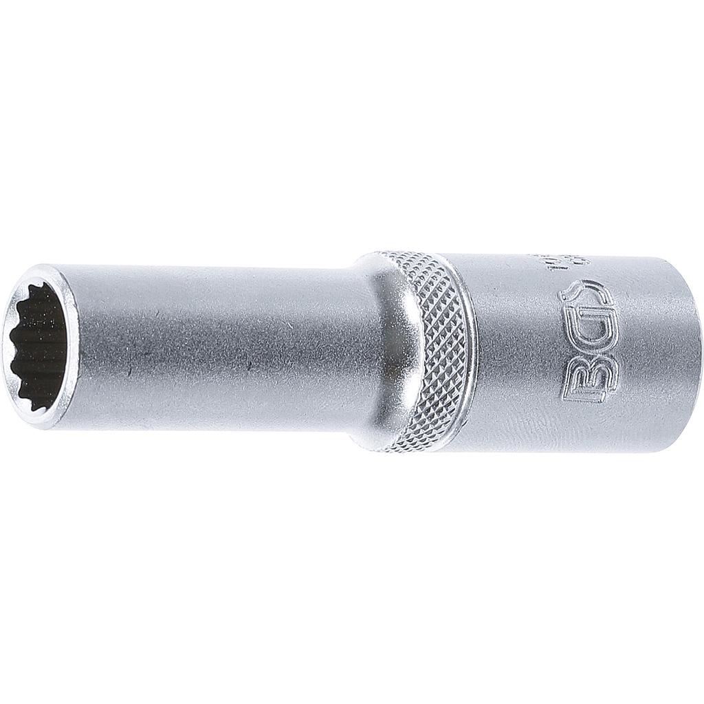 Steckschlüssel-Einsatz Zwölfkant, tief | Antrieb Innenvierkant 12,5 mm (1/2&quot;) | SW 12 mm