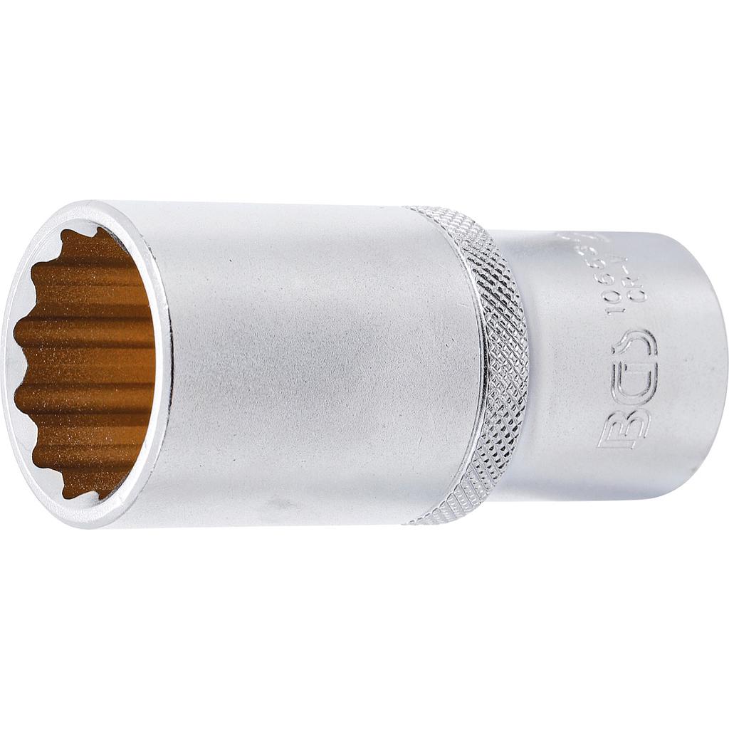 Steckschlüssel-Einsatz Zwölfkant, tief | Antrieb Innenvierkant 12,5 mm (1/2&quot;) | SW 26 mm