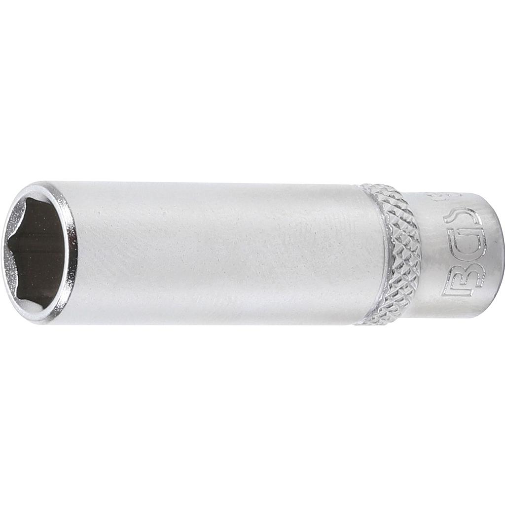 Steckschlüssel-Einsatz Sechskant, tief | Antrieb Innenvierkant 6,3 mm (1/4&quot;) | SW 3/8&quot;