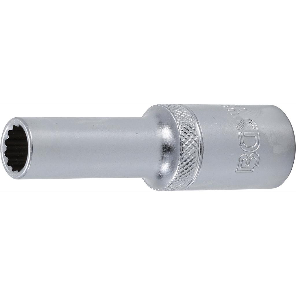 Steckschlüssel-Einsatz Zwölfkant, tief | Antrieb Innenvierkant 12,5 mm (1/2&quot;) | SW 10 mm