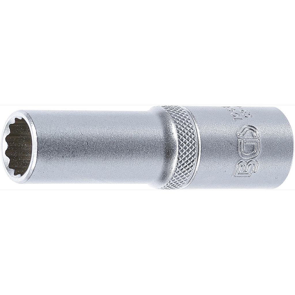 Steckschlüssel-Einsatz Zwölfkant, tief | Antrieb Innenvierkant 12,5 mm (1/2&quot;) | SW 13 mm