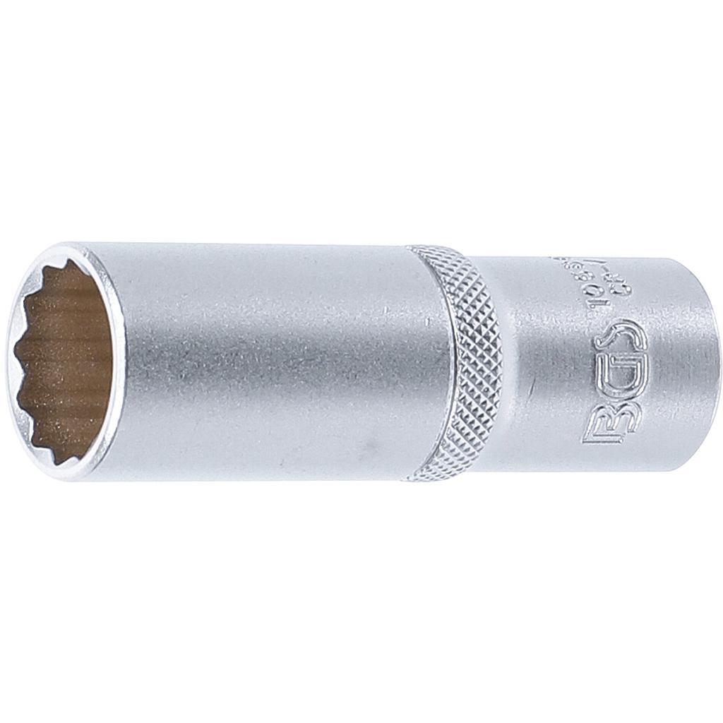 Steckschlüssel-Einsatz Zwölfkant, tief | Antrieb Innenvierkant 12,5 mm (1/2&quot;) | SW 19 mm