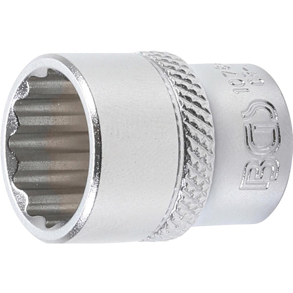 Steckschlüssel-Einsatz Zwölfkant | Antrieb Innenvierkant 6,3 mm (1/4&quot;) | SW 14 mm