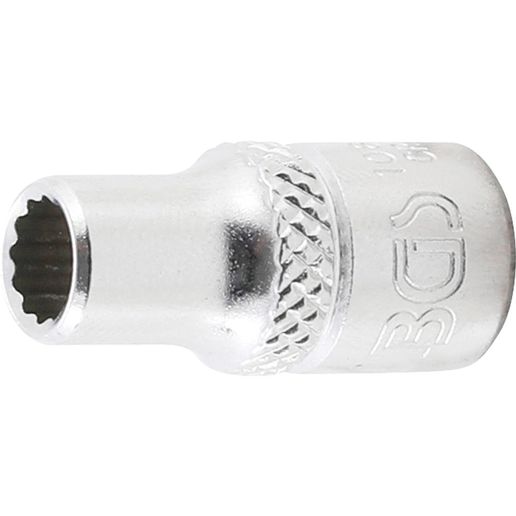 Steckschlüssel-Einsatz Zwölfkant | Antrieb Innenvierkant 6,3 mm (1/4&quot;) | SW 7/32&quot;