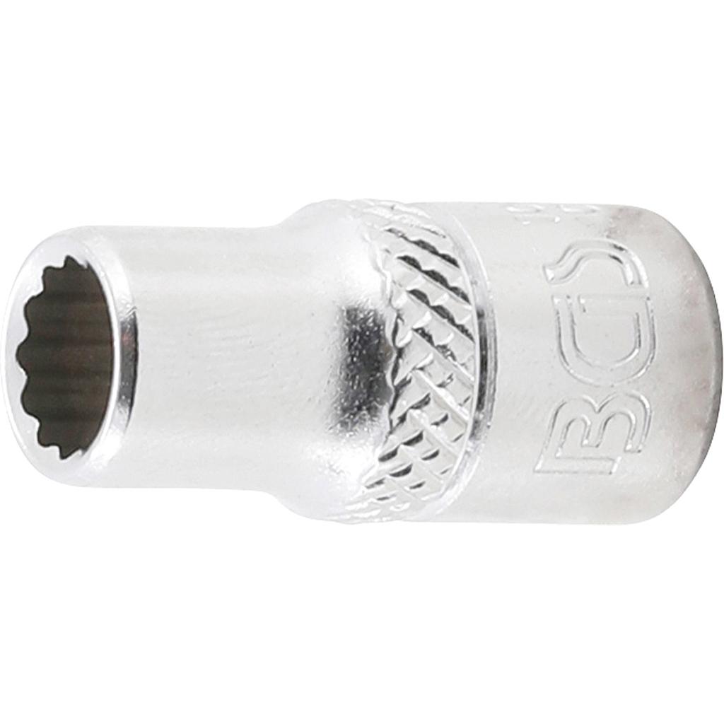 Steckschlüssel-Einsatz Zwölfkant | Antrieb Innenvierkant 6,3 mm (1/4&quot;) | SW 1/4&quot;