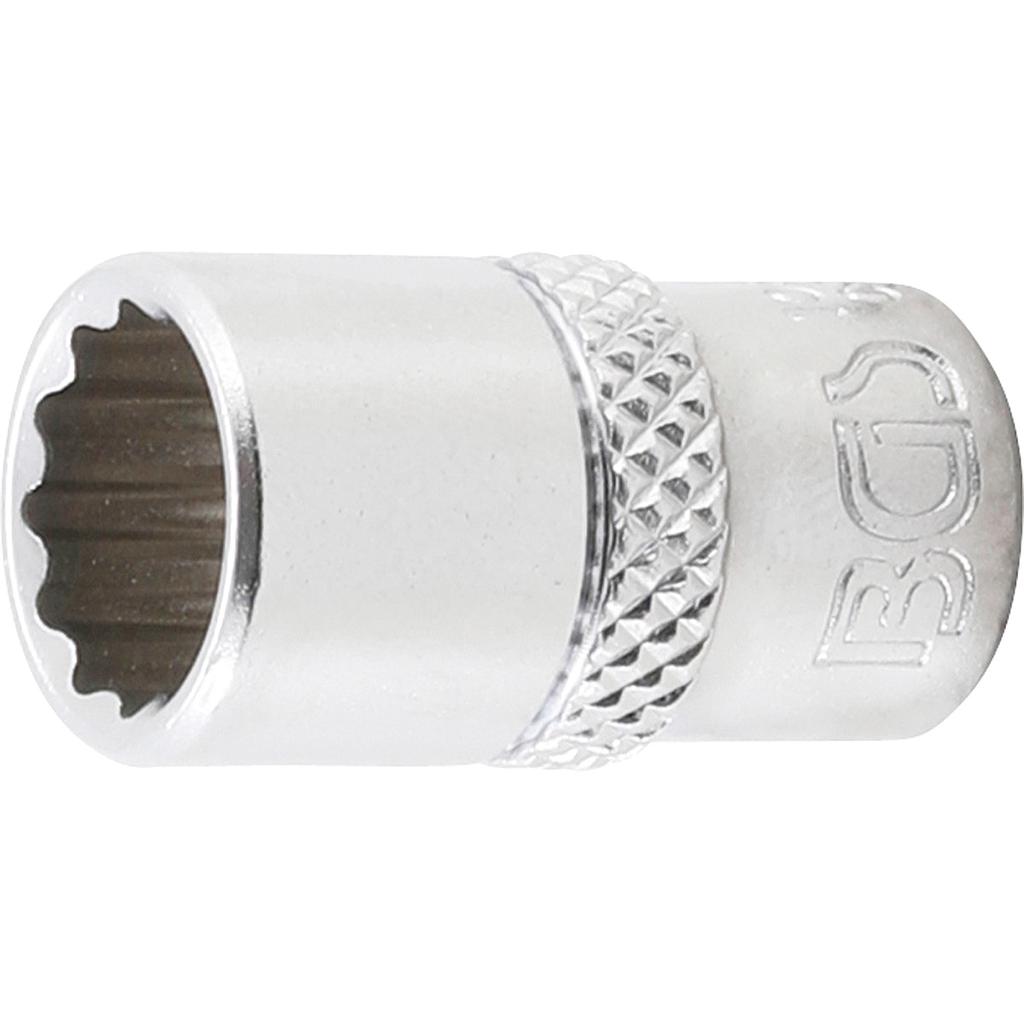 Steckschlüssel-Einsatz Zwölfkant | Antrieb Innenvierkant 6,3 mm (1/4&quot;) | SW 3/8&quot;