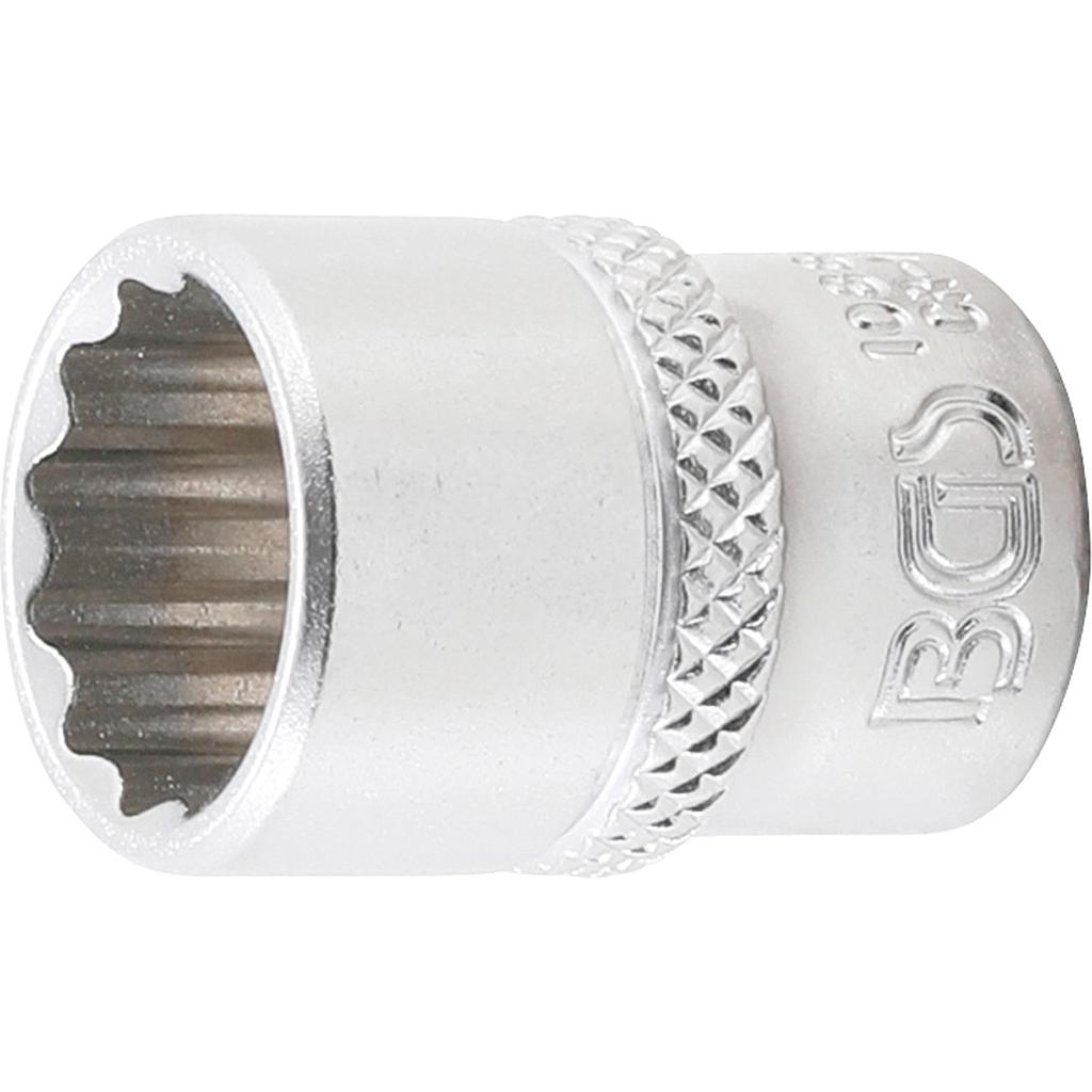 Steckschlüssel-Einsatz Zwölfkant | Antrieb Innenvierkant 6,3 mm (1/4&quot;) | SW 1/2&quot;