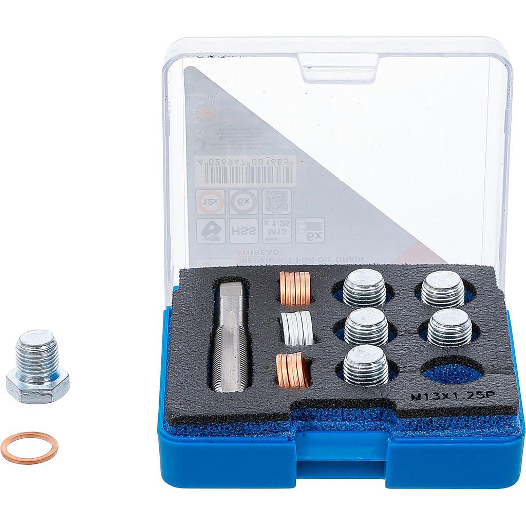 Reparatursatz für Öl-Ablass-Gewinde | M13 x 1,25 mm