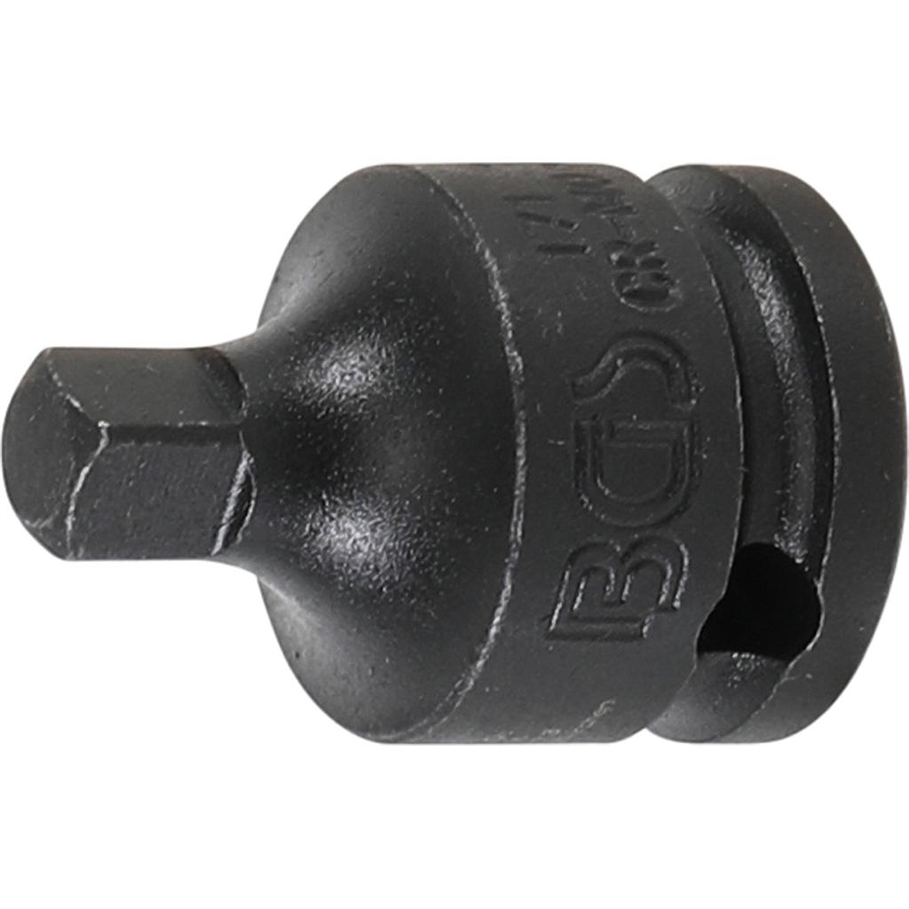 Kraft-Steckschlüssel-Adapter | Innenvierkant 10 mm (3/8&quot;) - Aussenvierkant 6,3 mm (1/4&quot;)