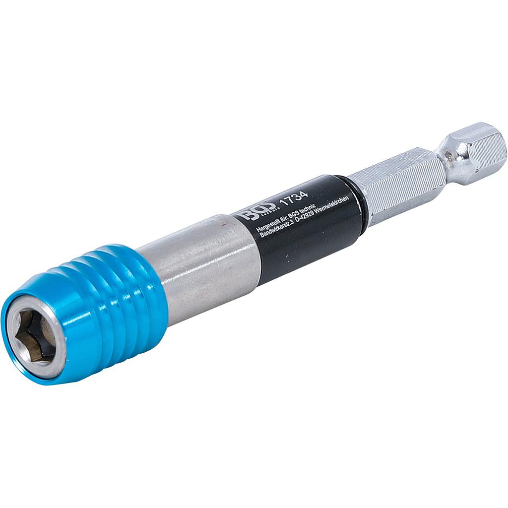Automatischer Bithalter | Abtrieb Innensechskant 6,3 mm (1/4&quot;) | 80 mm