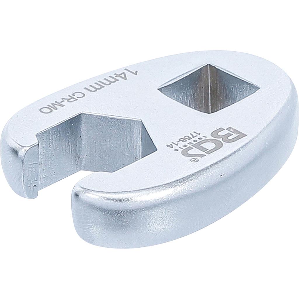 Hahnenfußschlüssel | Antrieb Innenvierkant 10 mm (3/8&quot;) | SW 14 mm