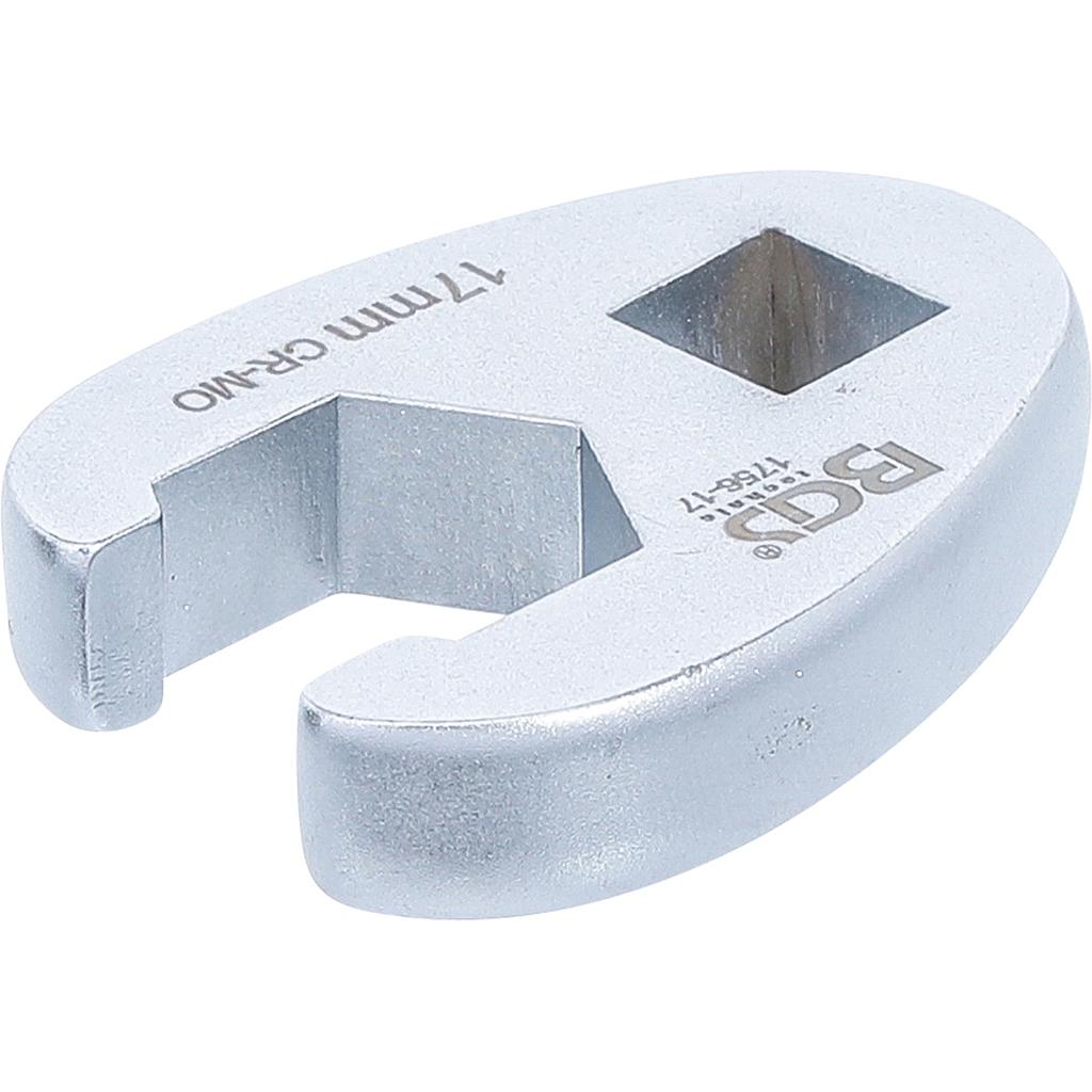 Hahnenfußschlüssel | Antrieb Innenvierkant 10 mm (3/8&quot;) | SW 17 mm