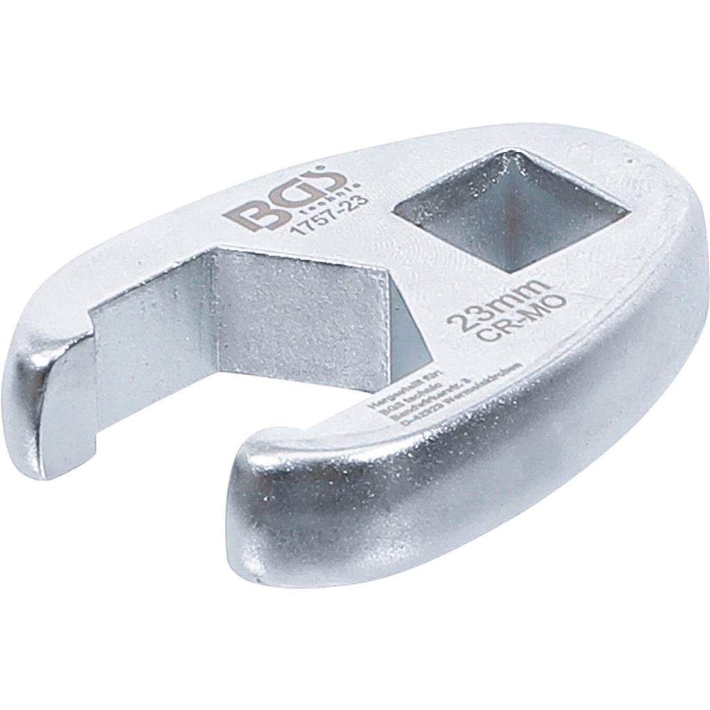 Hahnenfußschlüssel | Antrieb Innenvierkant 12,5 mm (1/2&quot;) | SW 23 mm