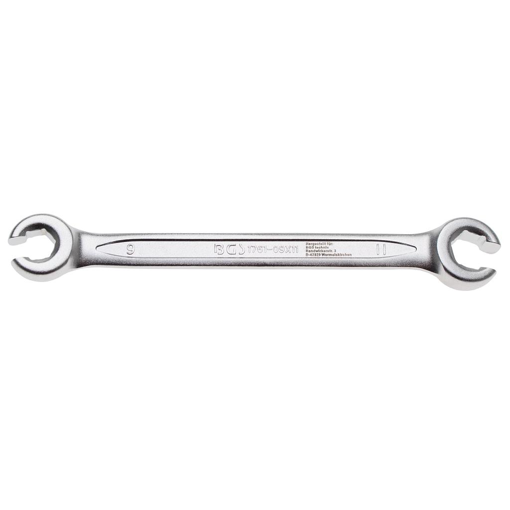 Offener Doppel-Ringschlüssel | SW 9 x 11 mm