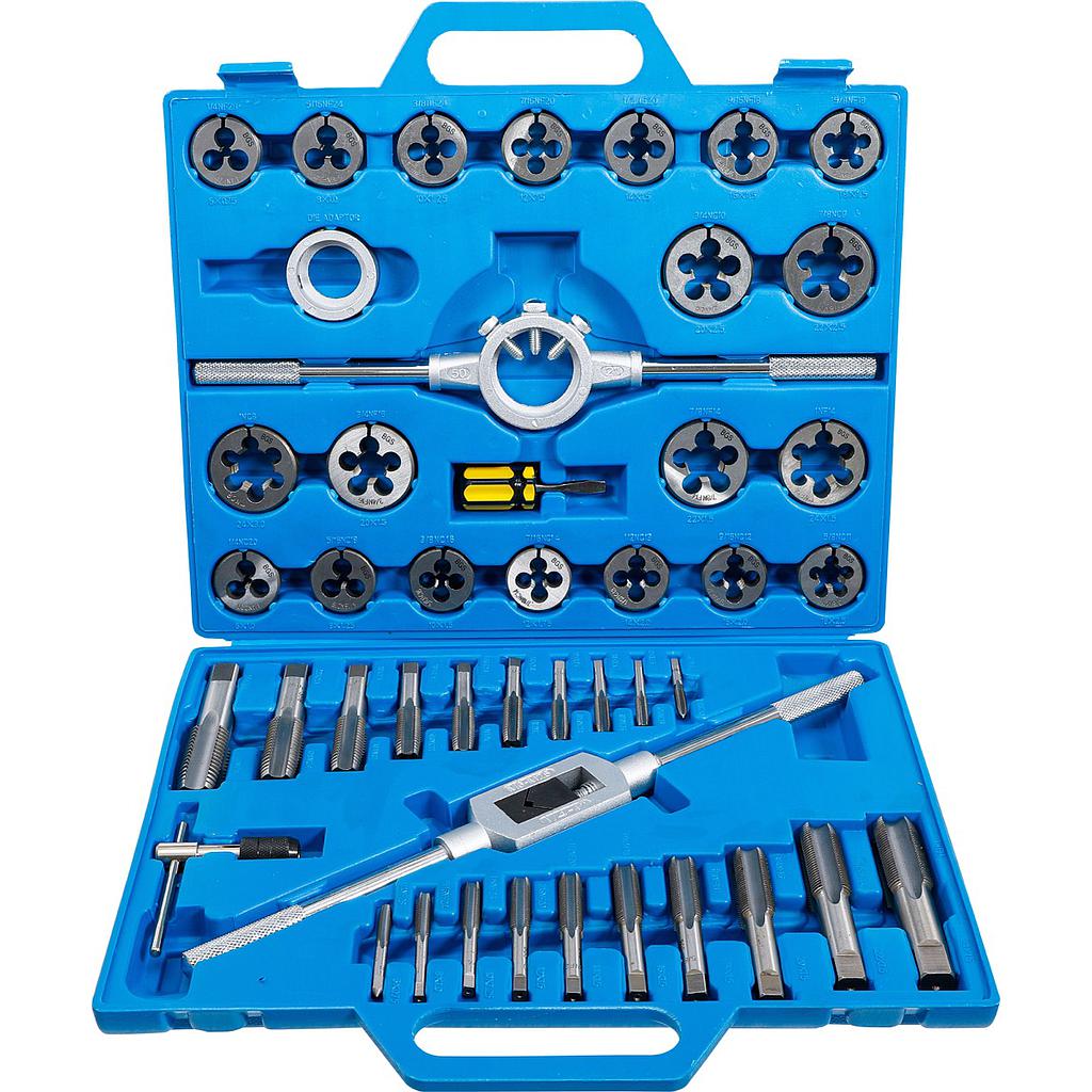 Gewindeschneid-Satz | Zoll | 1/4&quot; - 1&quot; | 45-tlg.