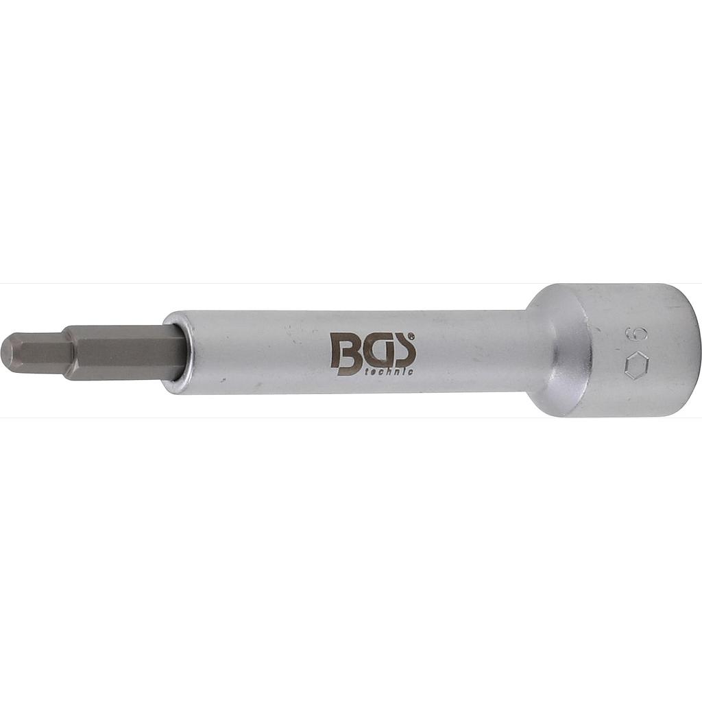 Bit-Einsatz | Antrieb Innenvierkant 12,5 mm (1/2&quot;) | Innensechskant 6 mm
