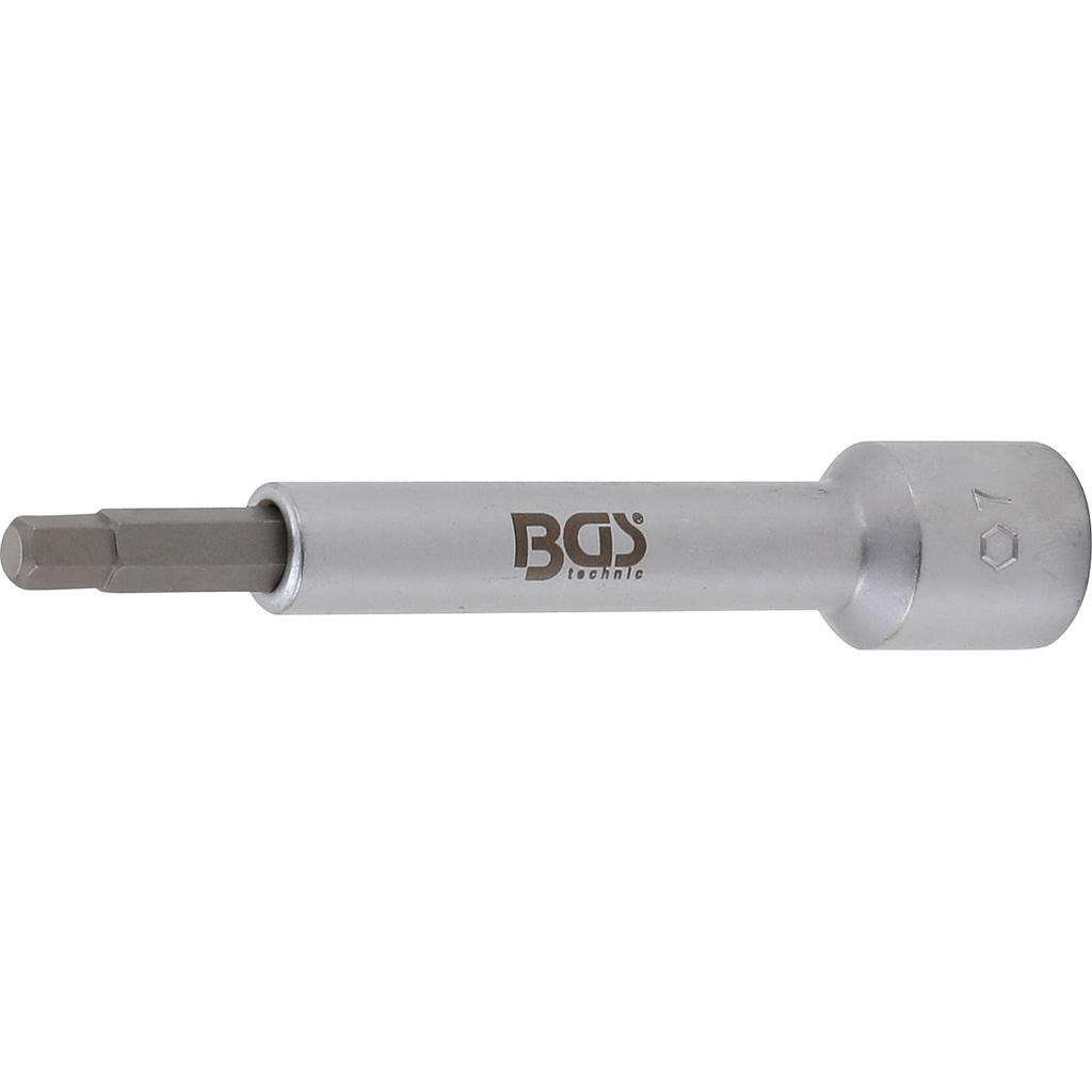 Bit-Einsatz | Antrieb Innenvierkant 12,5 mm (1/2&quot;) | Innensechskant 7 mm