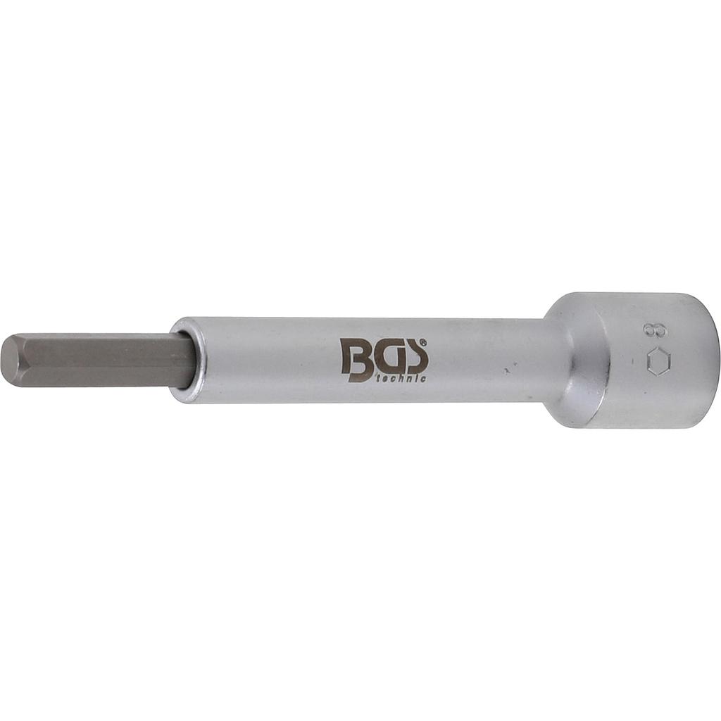 Bit-Einsatz | Antrieb Innenvierkant 12,5 mm (1/2&quot;) | Innensechskant 8 mm