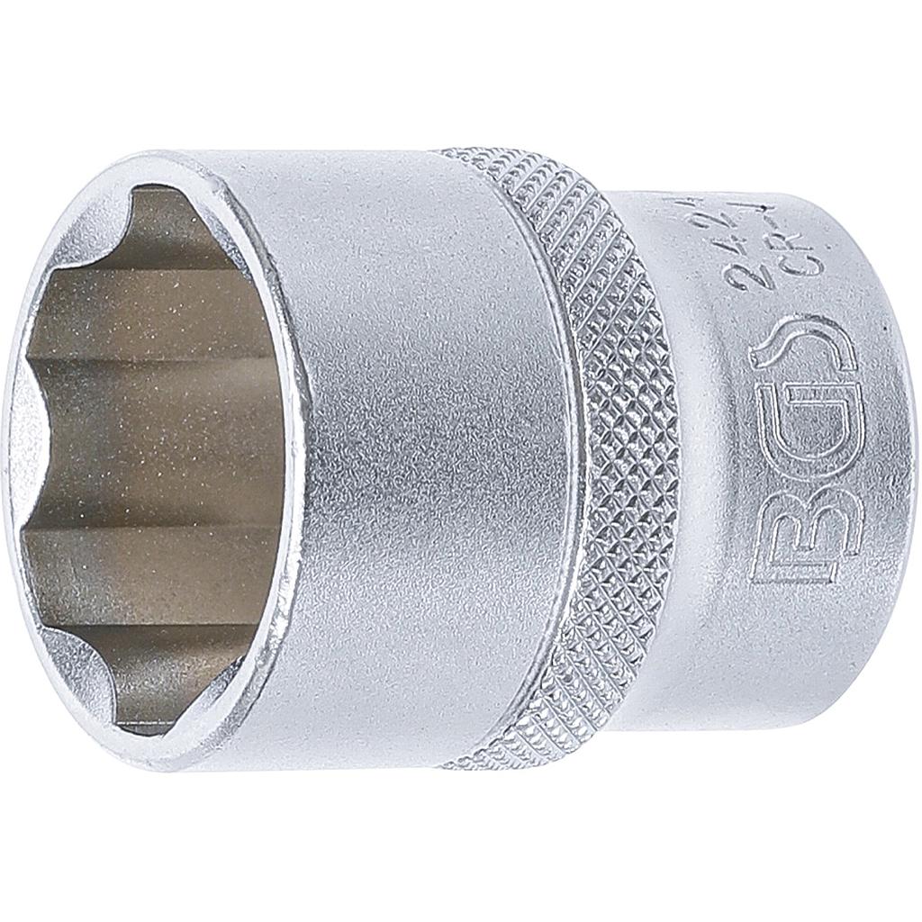 Steckschlüssel-Einsatz Super Lock | Antrieb Innenvierkant 12,5 mm (1/2&quot;) | SW 24 mm
