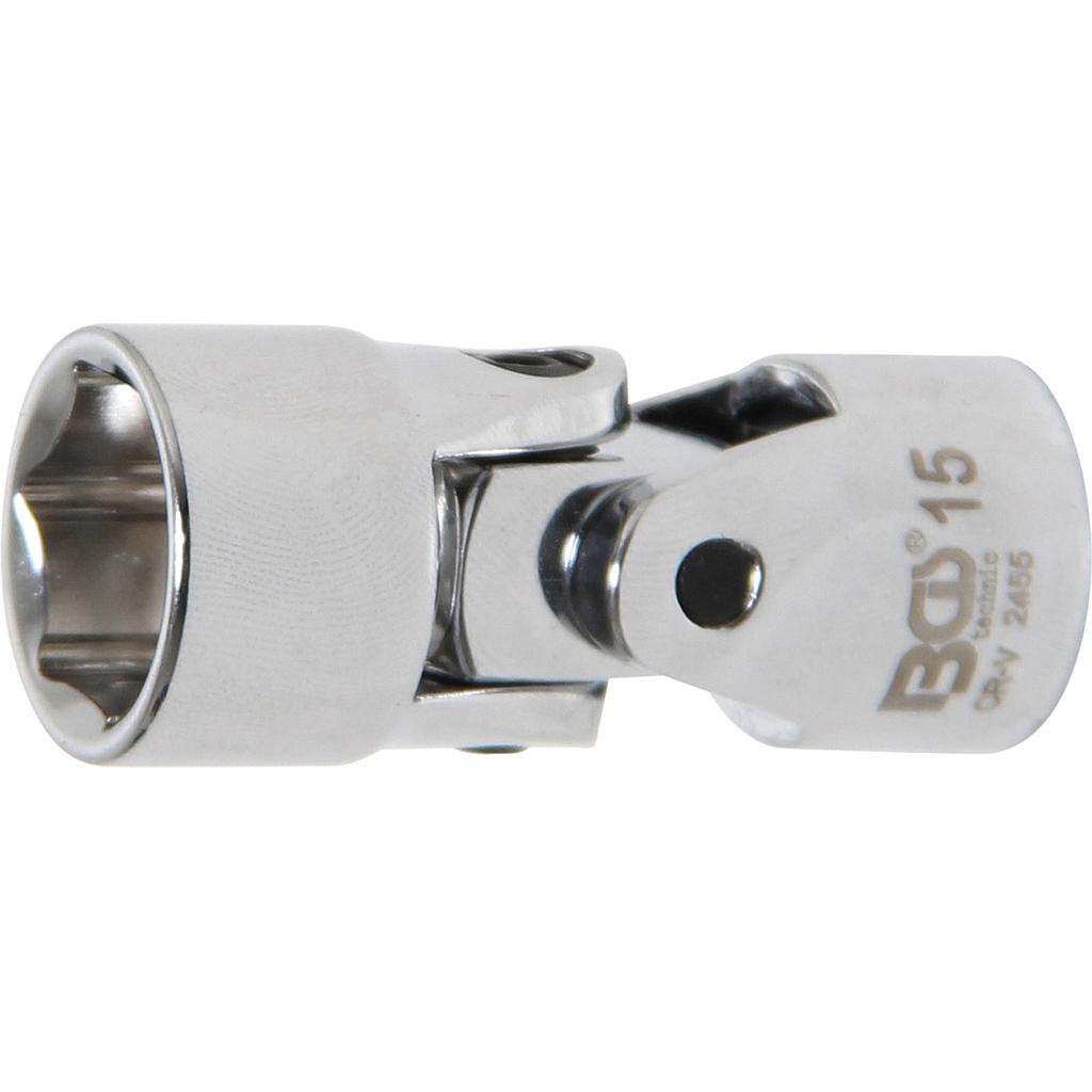 Kardangelenk-Einsatz Sechskant | Antrieb Innenvierkant 10 mm (3/8&quot;) | SW 15 mm