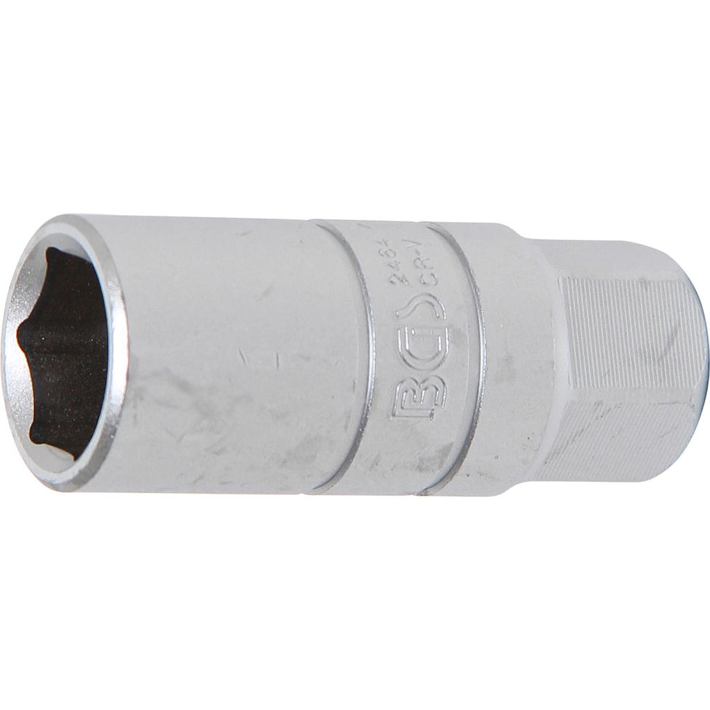 Zündkerzen-Einsatz Sechskant | Antrieb Innenvierkant 10 mm (3/8&quot;) | SW 18 mm