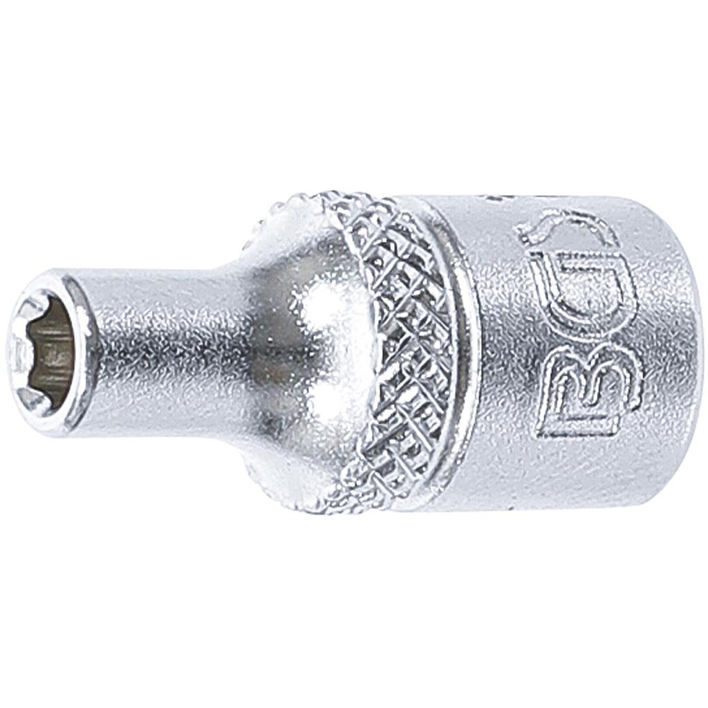 Steckschlüssel-Einsatz Sechskant | Antrieb Innenvierkant 6,3 mm (1/4&quot;) | SW 3,5 mm
