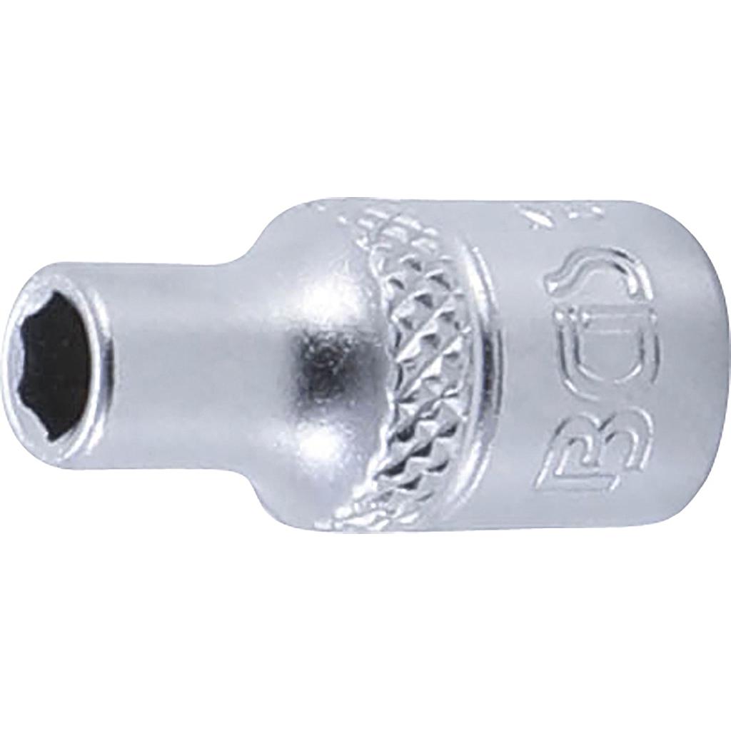 Steckschlüssel-Einsatz Sechskant | Antrieb Innenvierkant 6,3 mm (1/4&quot;) | SW 4,5 mm
