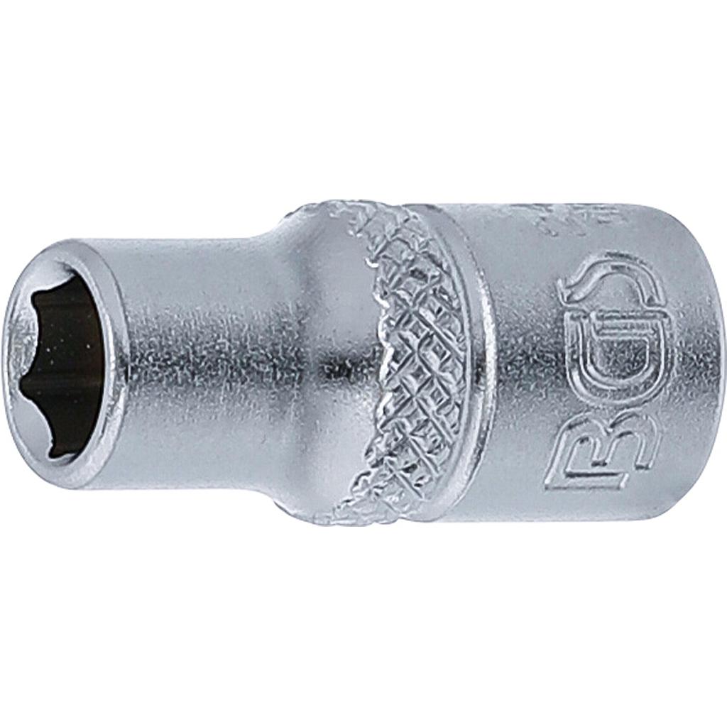 Steckschlüssel-Einsatz Sechskant | Antrieb Innenvierkant 6,3 mm (1/4&quot;) | SW 6 mm