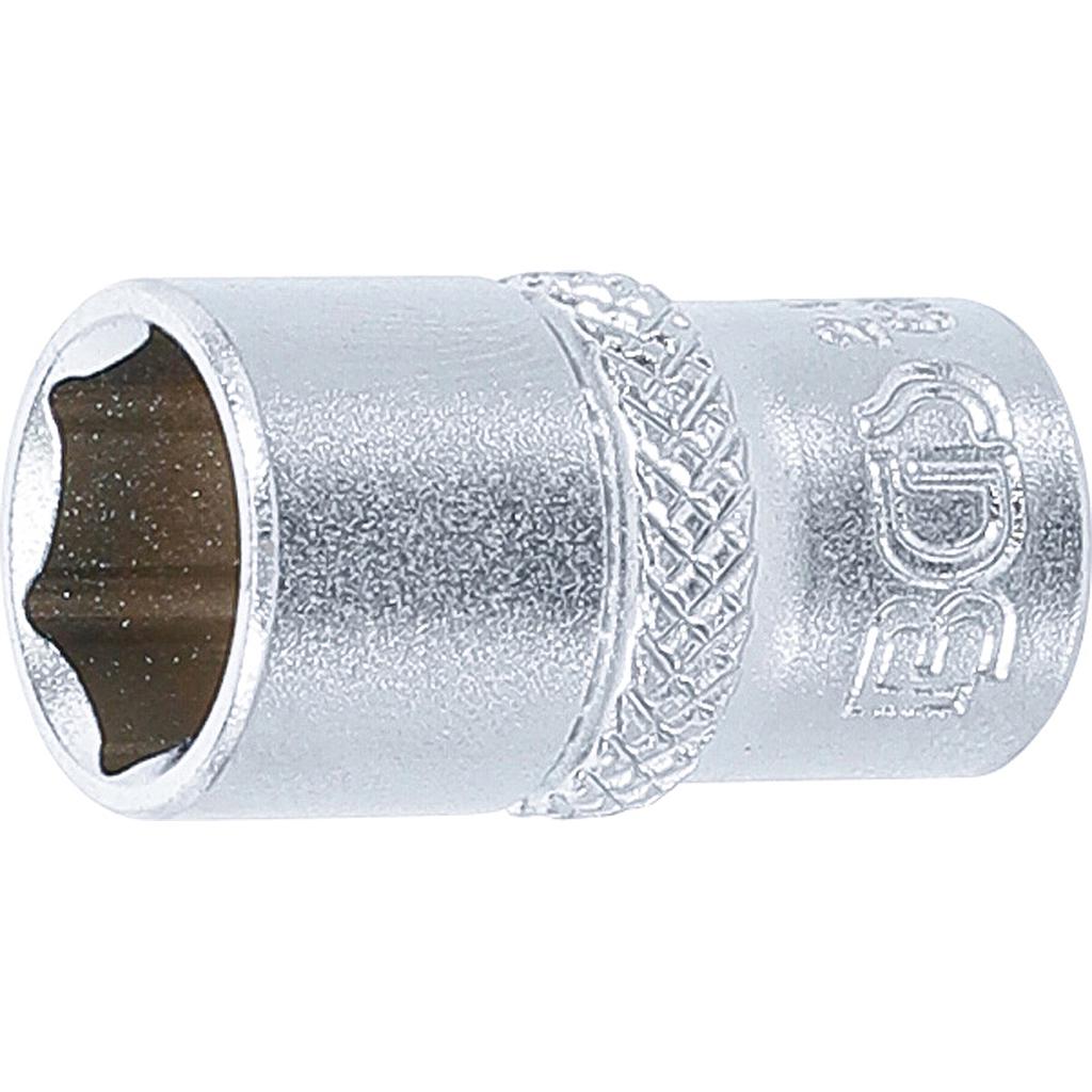 Steckschlüssel-Einsatz Sechskant | Antrieb Innenvierkant 6,3 mm (1/4&quot;) | SW 10 mm