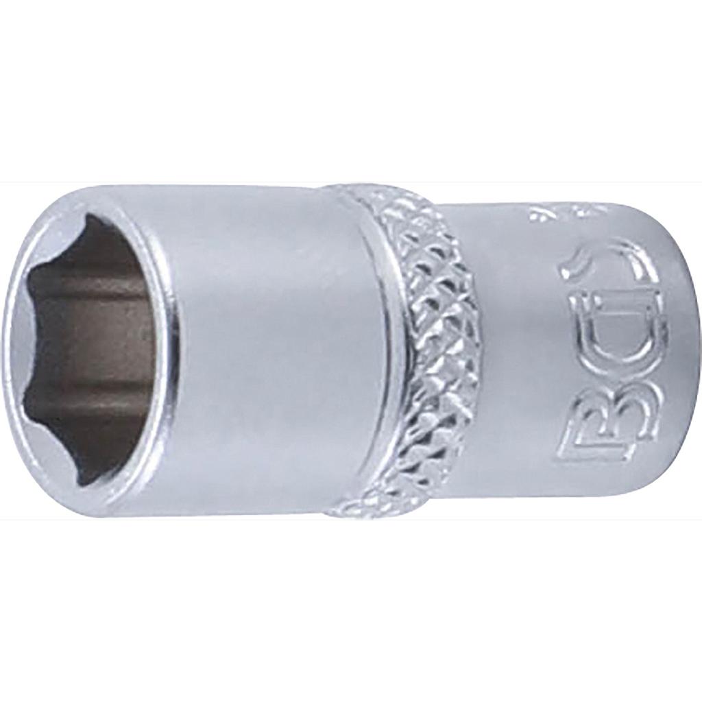 Steckschlüssel-Einsatz Sechskant | Antrieb Innenvierkant 6,3 mm (1/4&quot;) | SW 9 mm