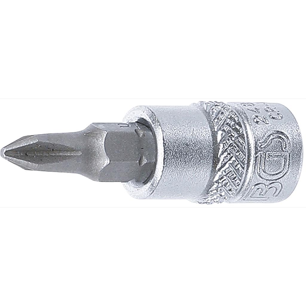 Bit-Einsatz | Antrieb Innenvierkant 6,3 mm (1/4&quot;) | Kreuzschlitz PH1